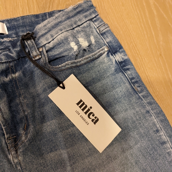 Blue Flared Cropped Women Jeans - Picture 6 of 8